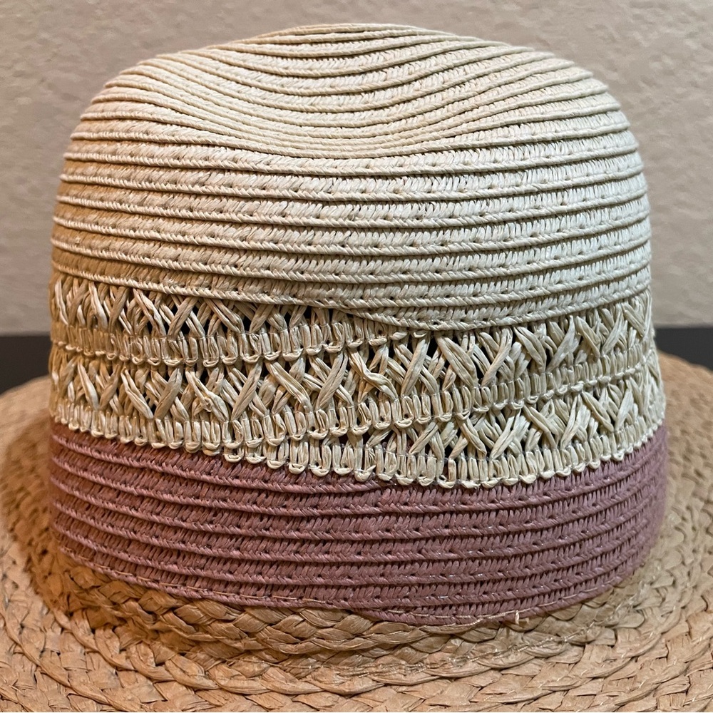 Mixed Straw Panama Hat - Picture 4 of 7
